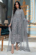 Luxury Festive Collection – Organza & Satin Silk Embroidered Suit