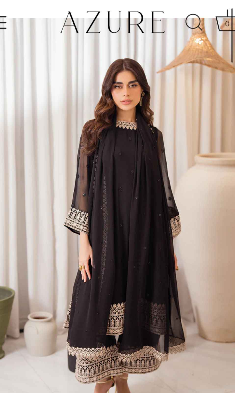 NEW ARRIVAL – AZURE CHIFFON COLLECTION 2025