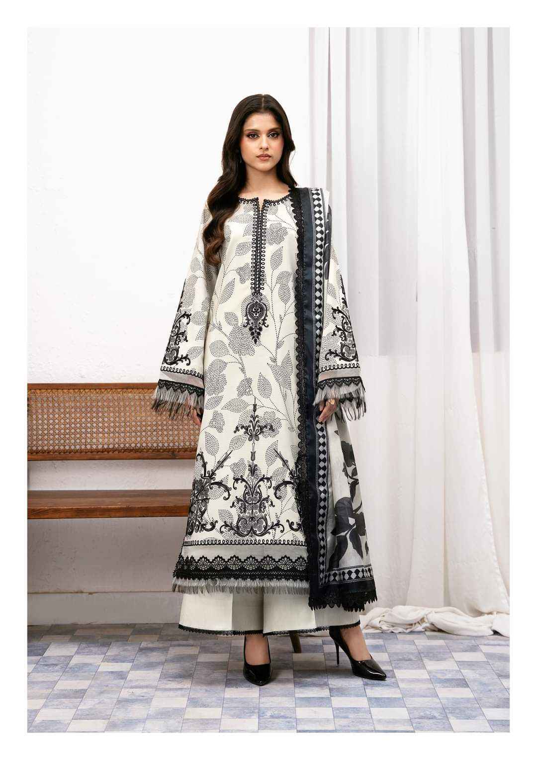 BIN ILYAS – Lawn Collection 2025