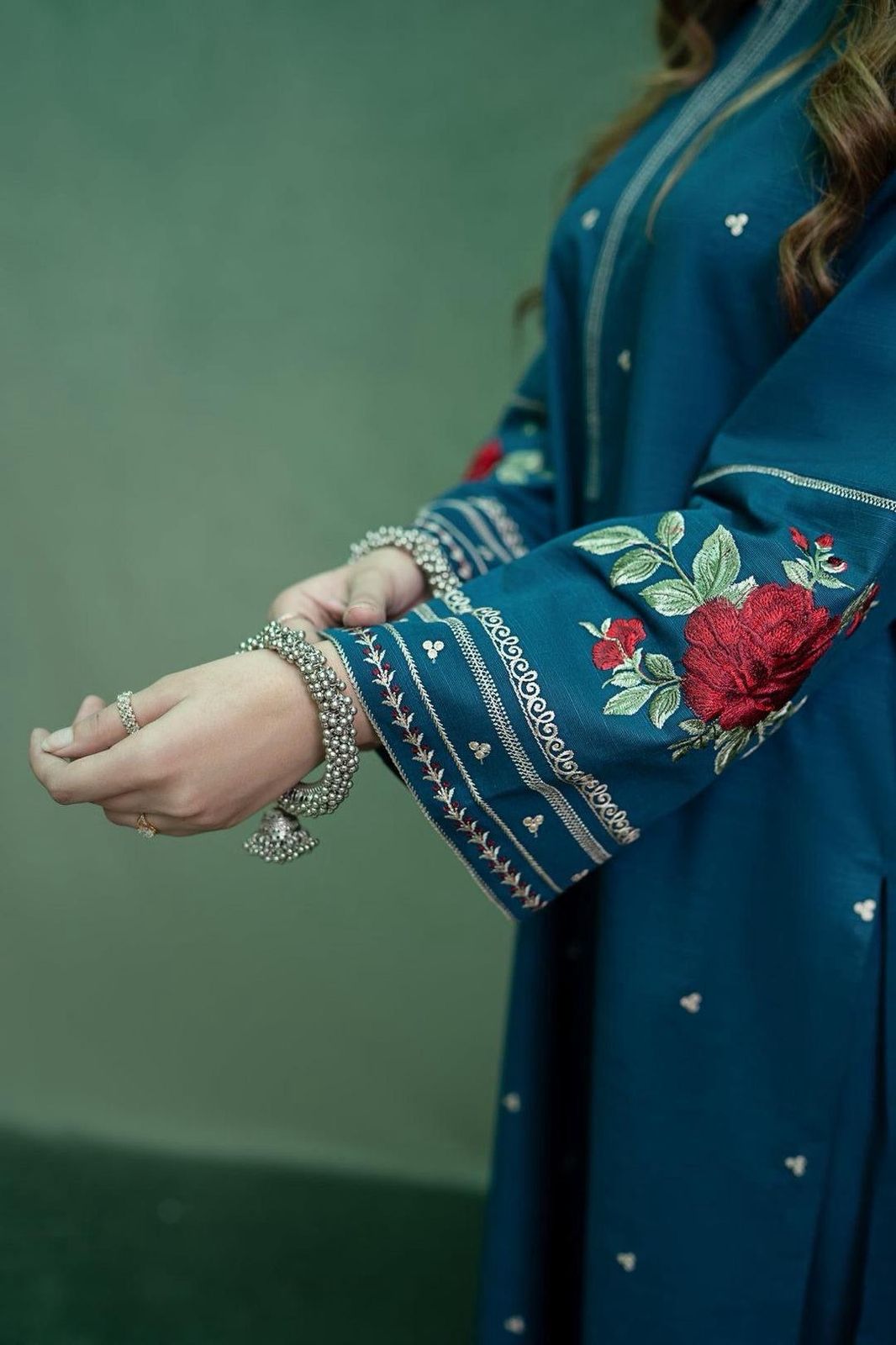 URGE Dhanak 3PC Embroidered Suit ( Article 14)