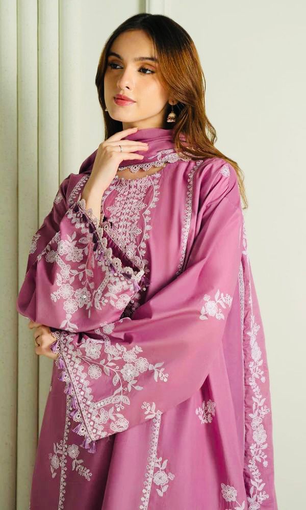 SUMMER COLLECTION - Lawn 3PC Embroidered