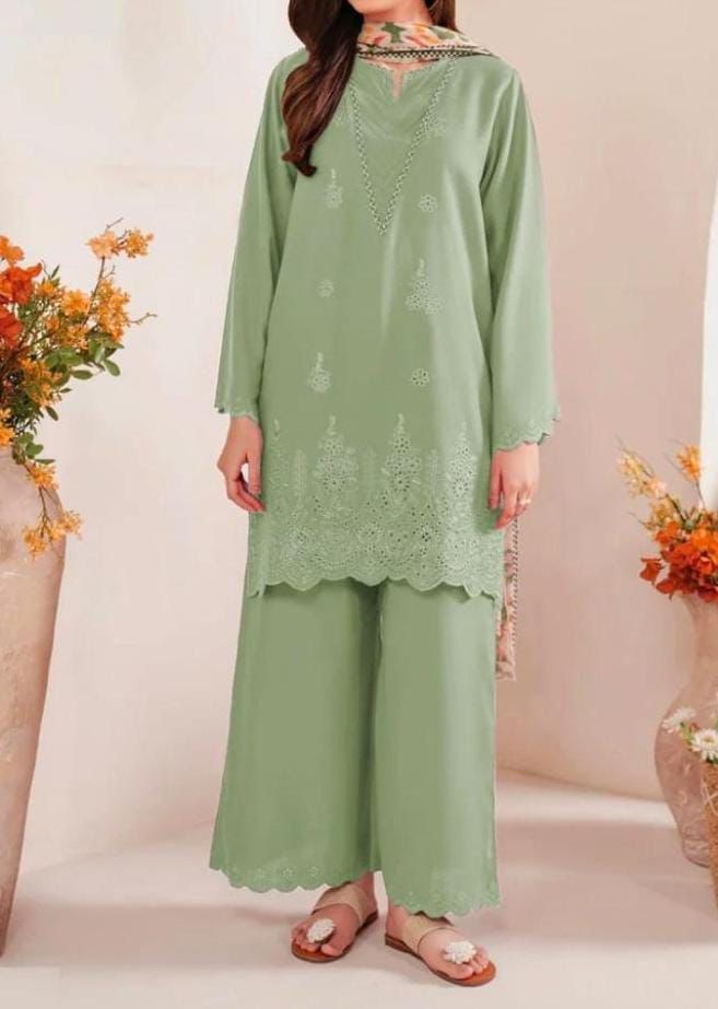 SUMMER COLLECTION - Lawn 3PC Embroidered