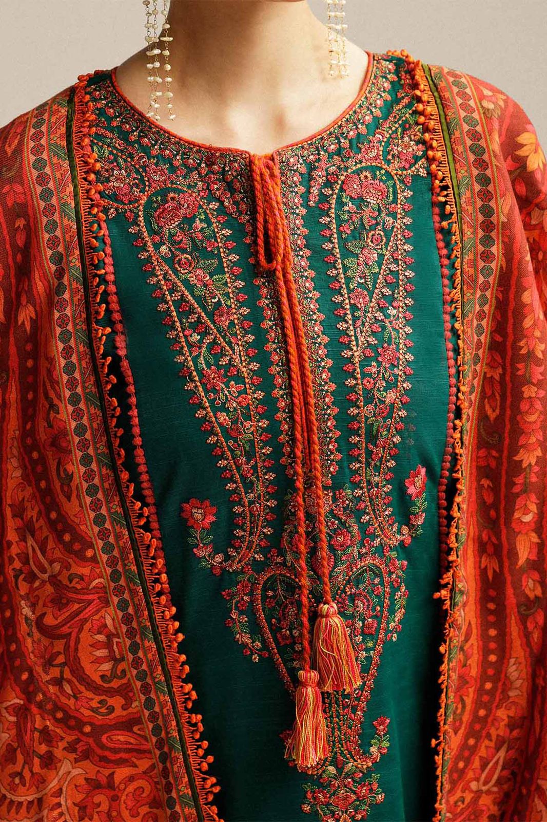 SUMMER COLLECTION - Lawn 3PC Embroidered